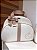 Bolsa Maternidade Grande Sintético Offwhite com Nude - Imagem 1